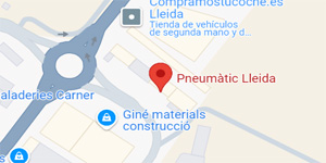 mapa taller neumáticos calle segura Lleida